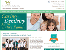 Tablet Screenshot of carmichaeldentistry.com